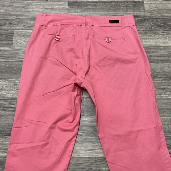 KUT FROM THE KLOTH Taylor Crop Trouser Mid Rise Pink Casual Pants Women's Size 6 - Picture 5 of 14